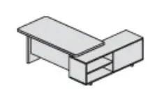 TENDER Стол письменный L180 TENDER SA180 WAL. Фото 1