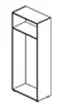 TES Каркас шкафа L80  151 8668/47. Фото 1