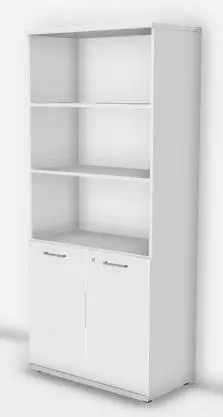 TOUR Шкаф открытый 80*182 80H008 W3 alum. Фото 1