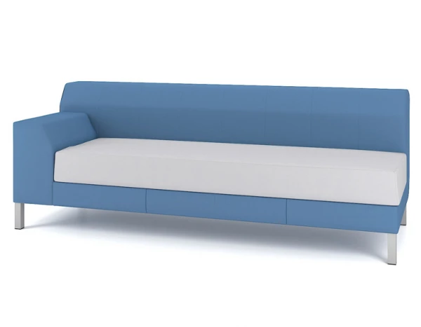 Трехместный модуль со спинкой М9L-3DL (3DR)-2000. Фото 1