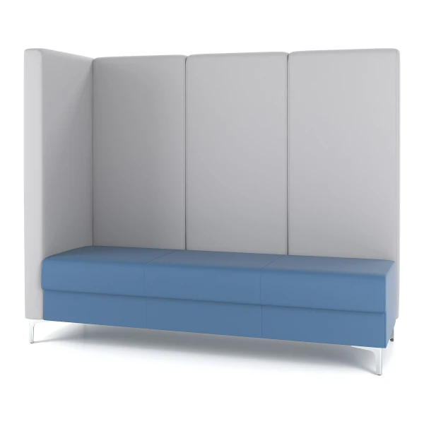 Трехместный модуль со спинкой M6-3D3L (3D3R). Фото 1