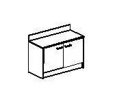 Тумба для обуви с дверьми Т-207. Фото 1