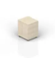 Тумба мобильная (3 ящика, усиленные колёсные опоры, без ручек) UMP3S. Фото 1