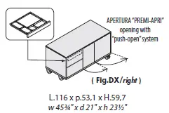 Тумба мобильная левая 156213. Фото 1