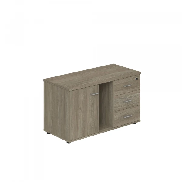 Тумба опорная с замком, распашными фасадами и нишей, правая WN.203.OD.R. Фото 1