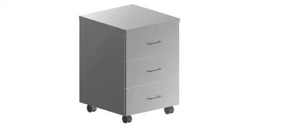 Тумба подкатная 3 ящика BRS-03-01. Фото 1