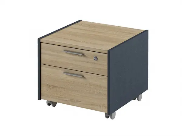 Тумба подкатная с замком на первый ящик I-91. Фото 1