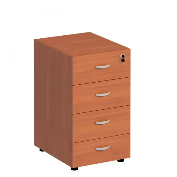 Тумба приставная 4-ящичная с центральным замком без крышки ФС 228. Фото 1