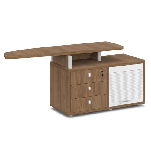 Тумба приставная Греденция с жалюзи. V-412л/пр. Фото 1