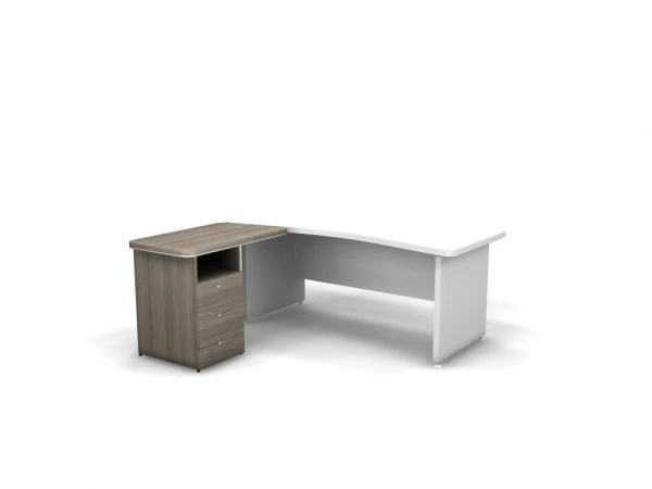 Тумба приставная левая для столов 101130, 101144 8#03812. Фото 1