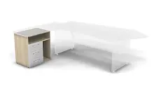 Тумба приставная с нишей, замок слева 8#50621. Фото 1