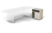 Тумба приставная с нишей, замок справа 8#50622. Фото 1