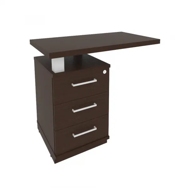 Тумба приставная с топом для прямоугольного стола левая KTP-1 (L). Фото 1