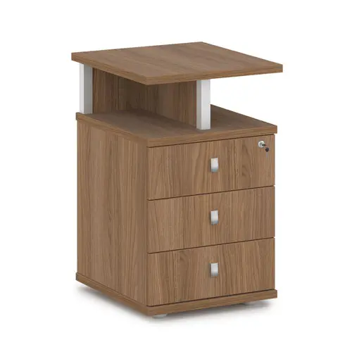 Тумба приставная с замком на первый ящик V-231. Фото 1