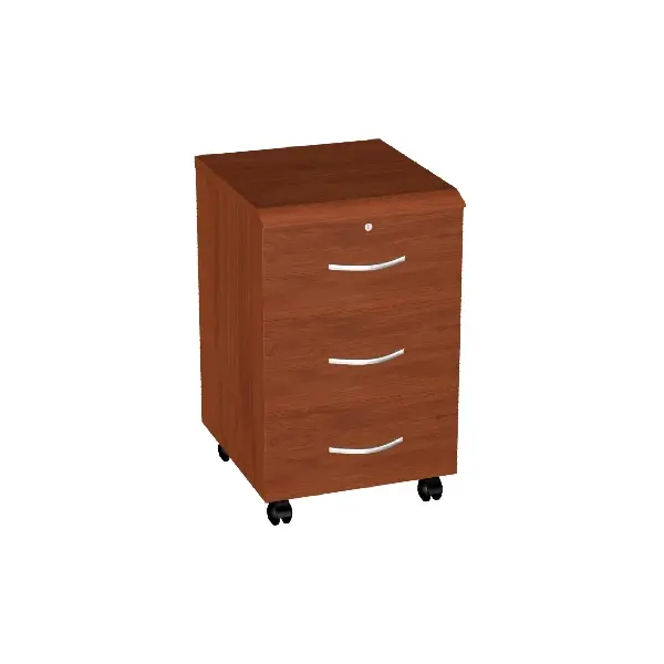 Тумба выкатная 3 ящика с центральным замком КН-3.0. Фото 1