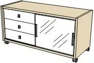 Тумба СФ-ТВТ-2122102. Фото 1