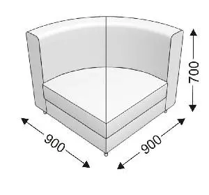 Угловая секция. Фото 1