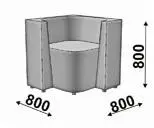 Угловая секция FOCUS. Фото 1