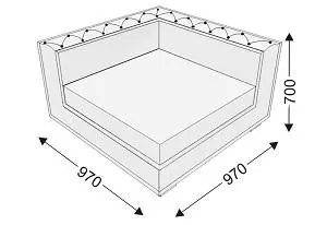 Угловая секция KLIFORD. Фото 1