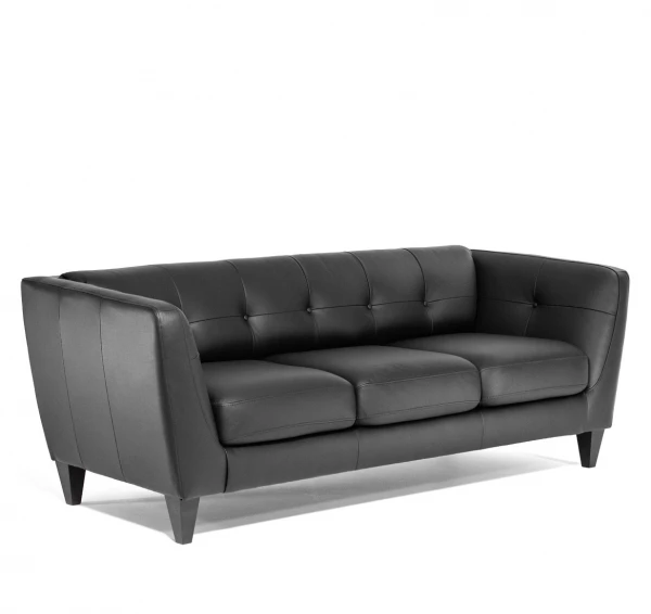 VOLTA диван 3-местный, черный . Фото 1